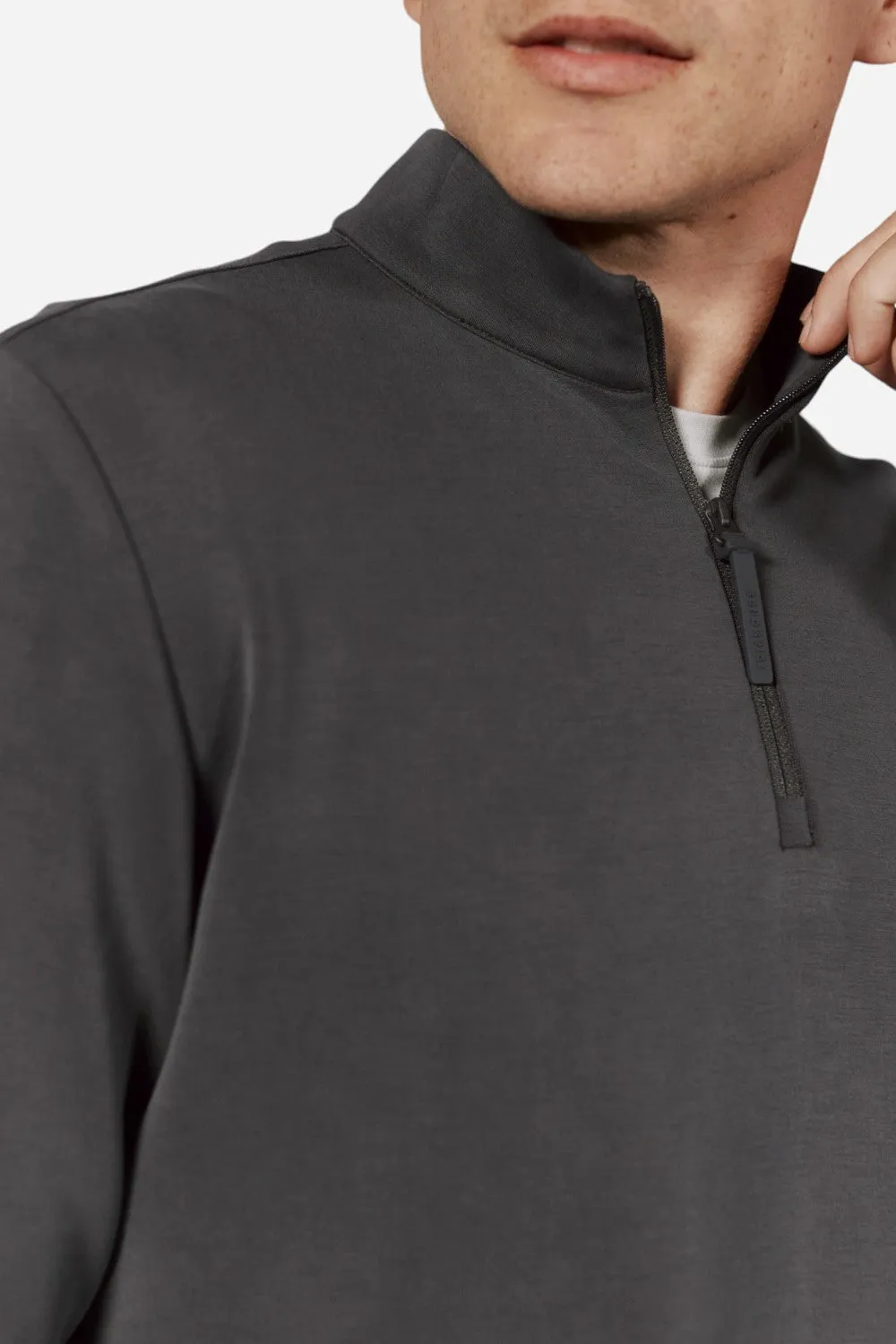 7 Diamonds Rev 1/4 Zip Modal Anthracite