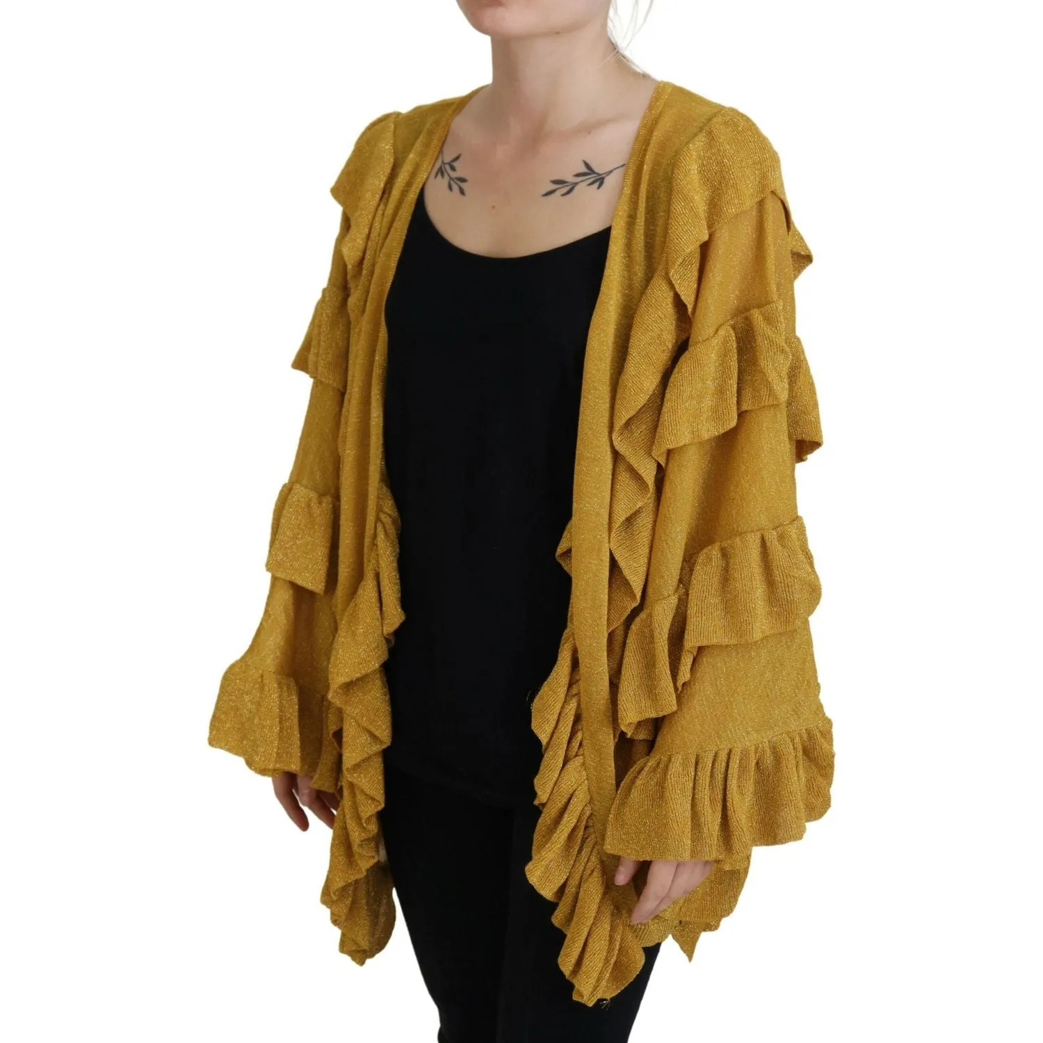 Aniye By Elegant Gold Cardigan Sweater