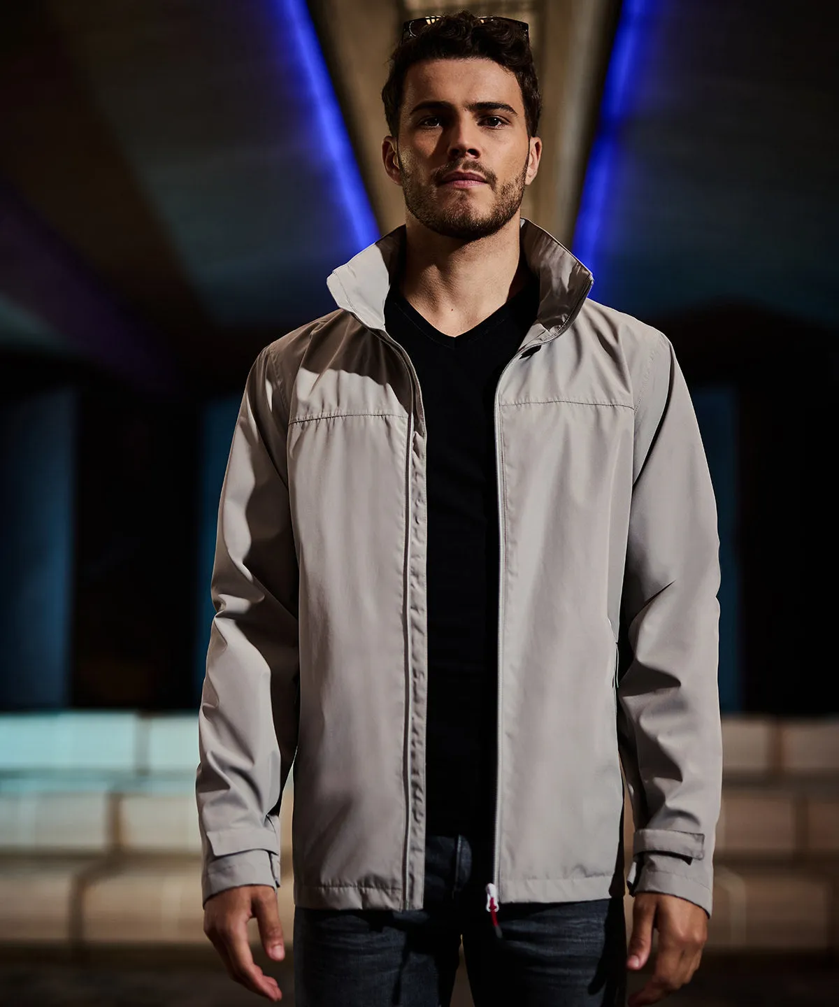 Ascender waterproof shell jacket | Black/Mineral Grey