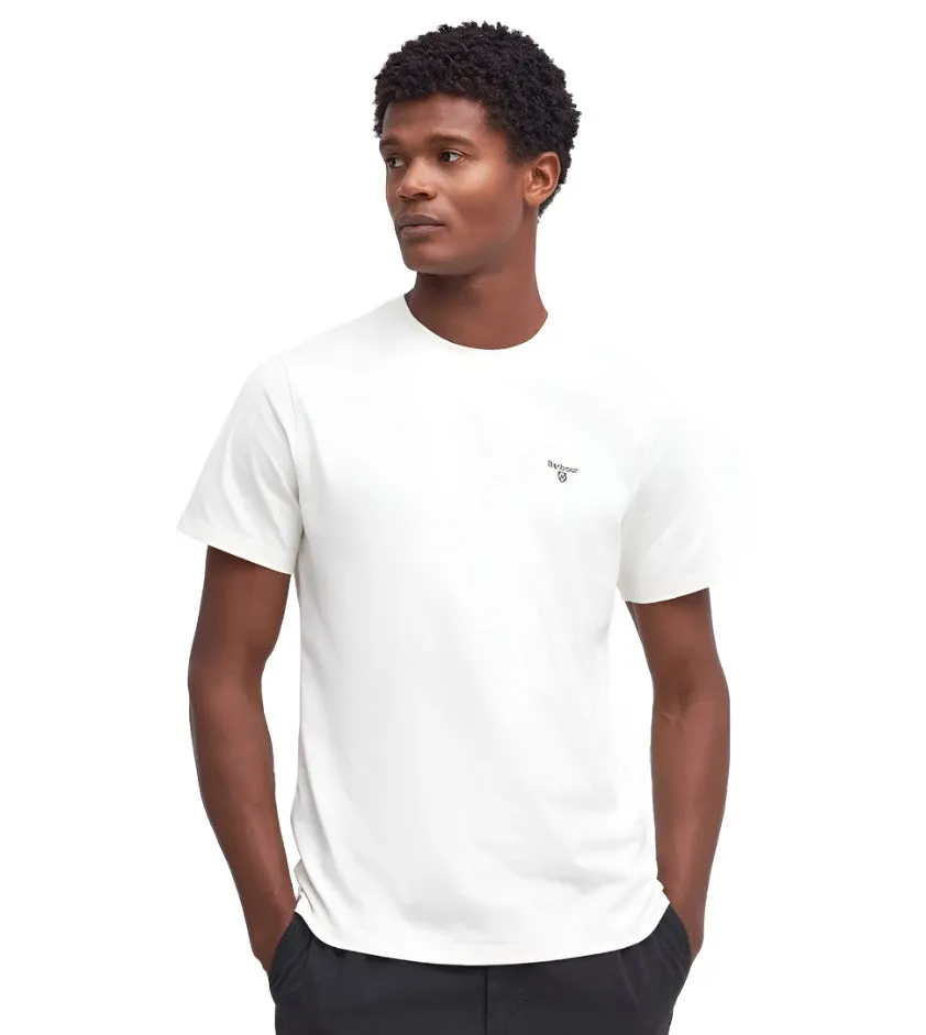 Barbour Mens Essential Sports Tee Whisper White