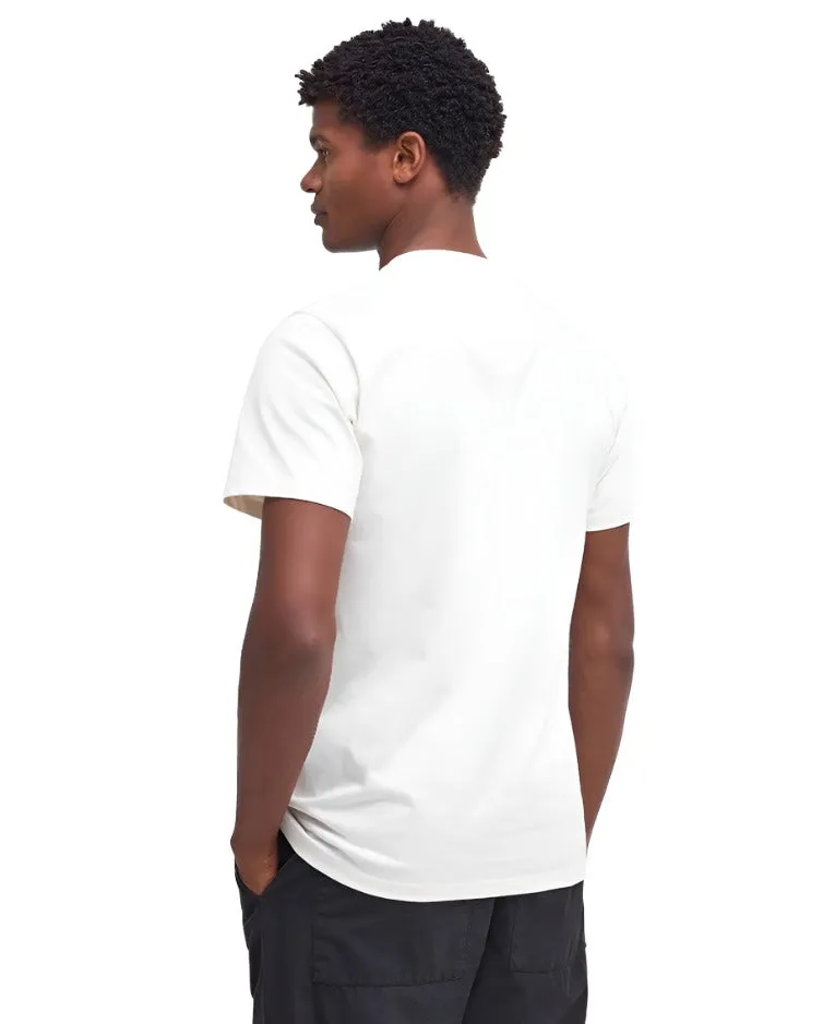 Barbour Mens Essential Sports Tee Whisper White