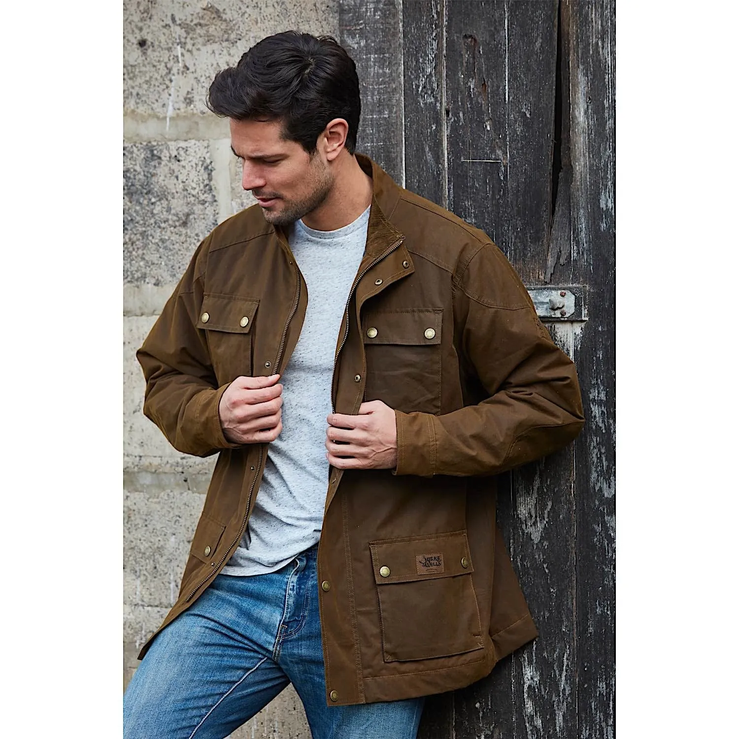 Burke & Wills Mens Tourer Jacket - Bronze