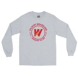 Calgary Wranglers Adult Faceoff Long Sleeve Shirt