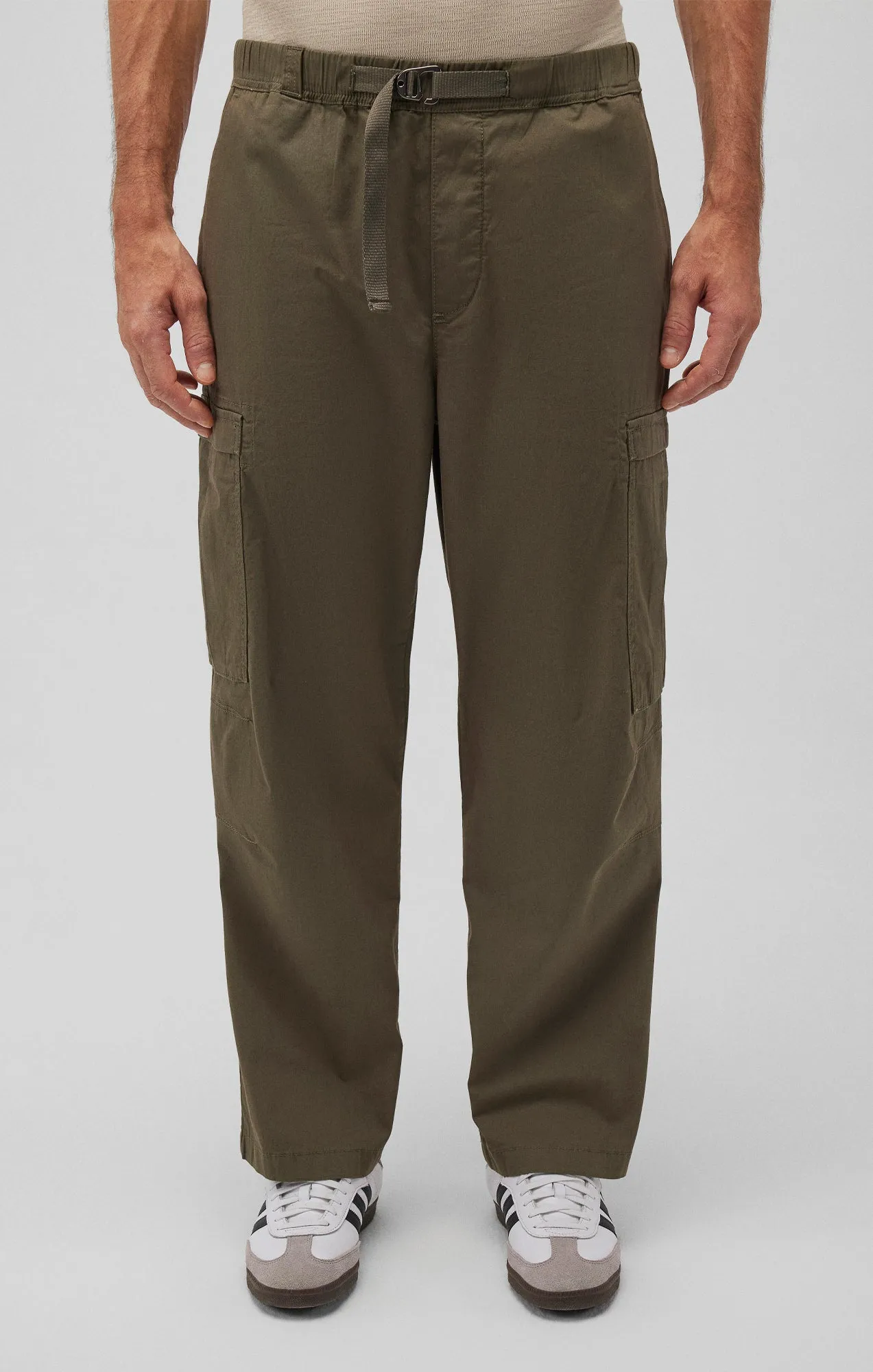 CARGO PANTS IN GRAPE LEAF