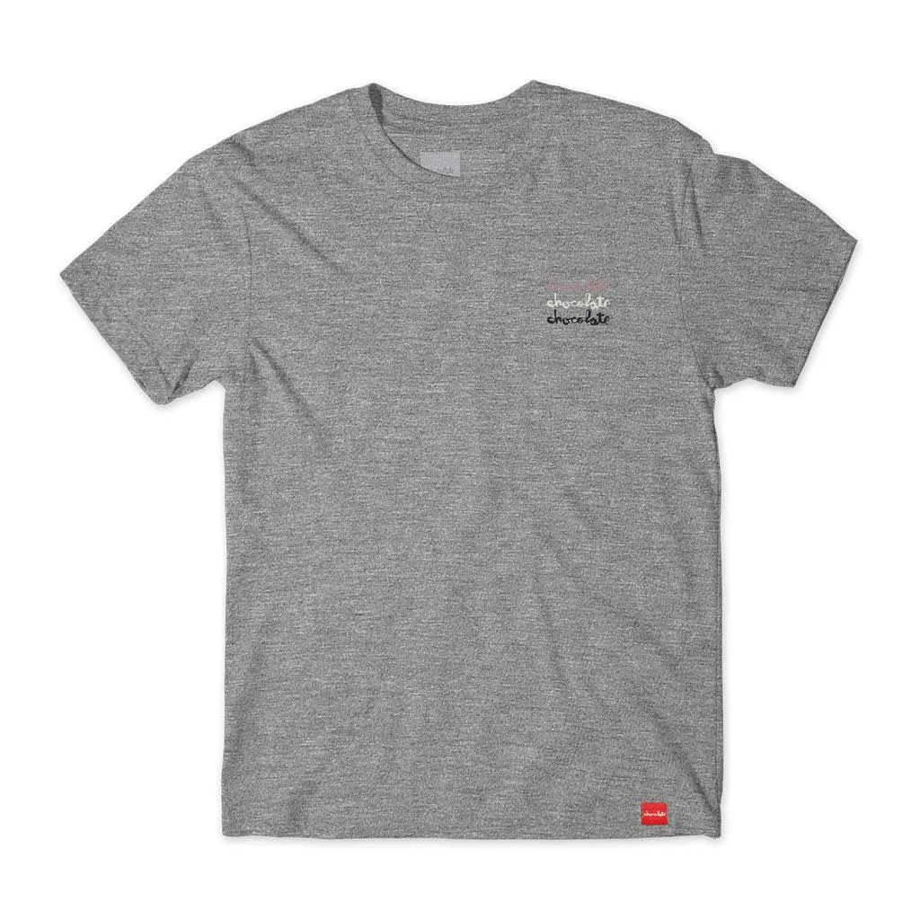 Chocolate Triple Stack S/S Tee - Grey