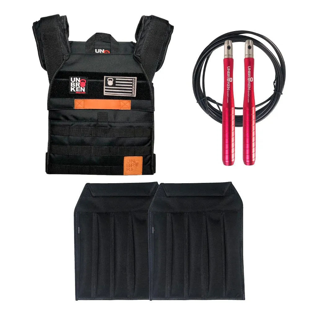 Classic weight vest   Sand Plates   Jump Rope