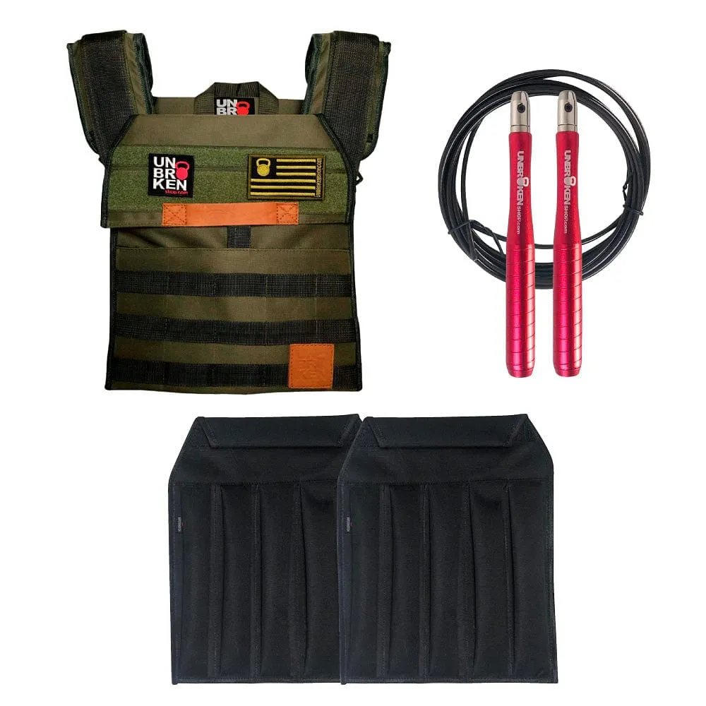 Classic weight vest   Sand Plates   Jump Rope