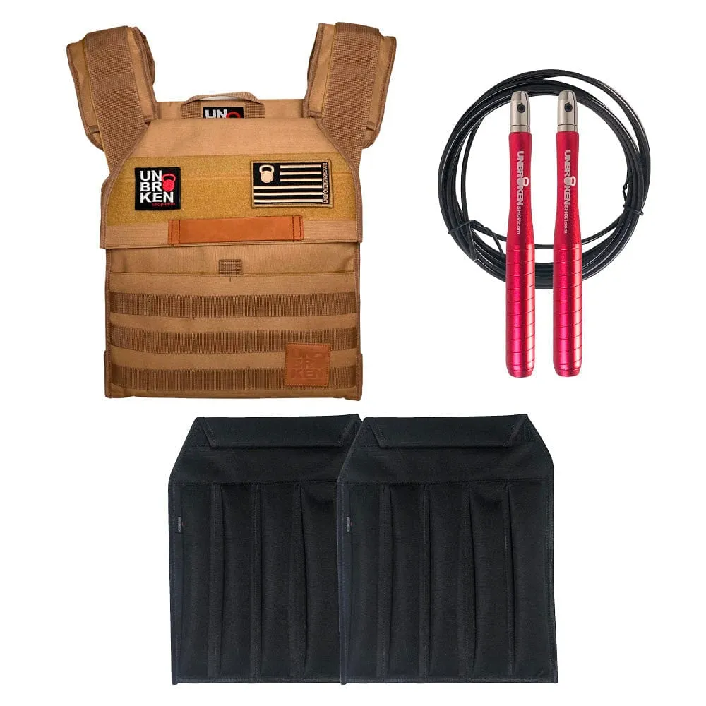 Classic weight vest   Sand Plates   Jump Rope