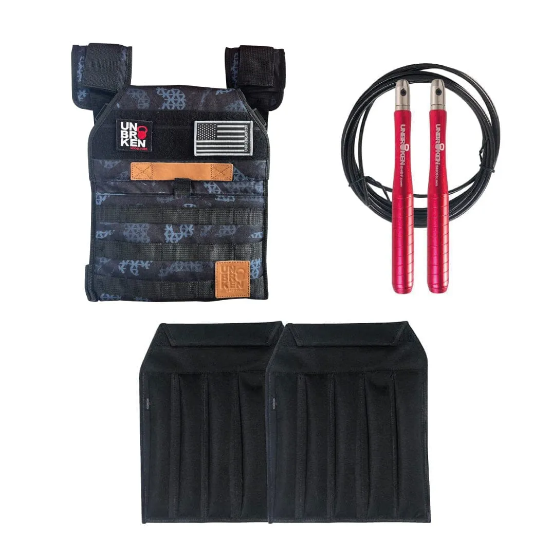 Classic weight vest   Sand Plates   Jump Rope