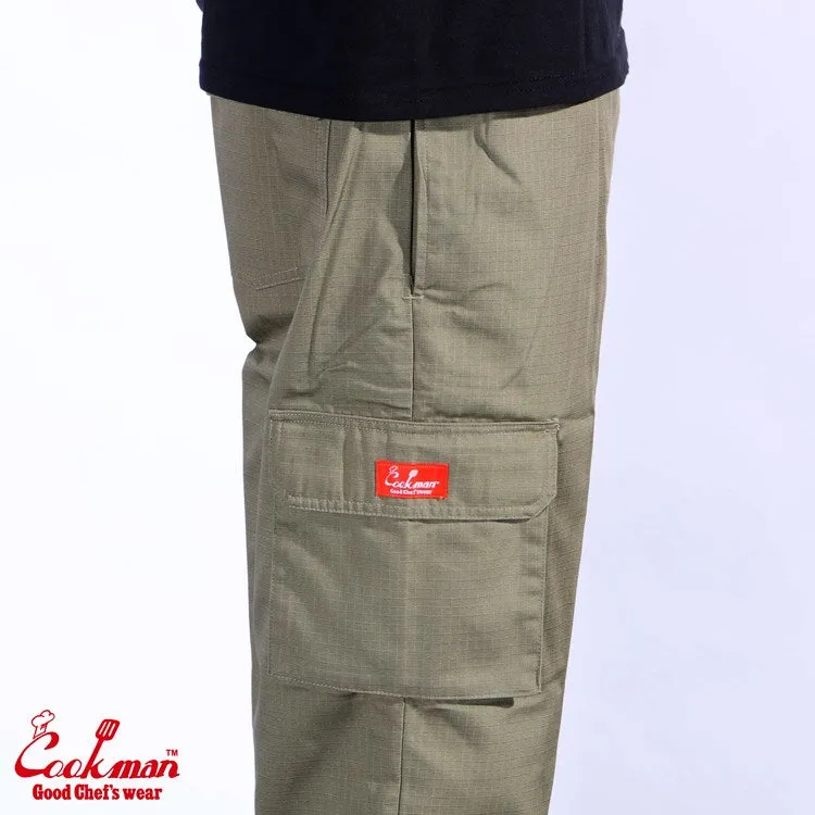 Cookman Chef Pants Cargo - Ripstop : Olive