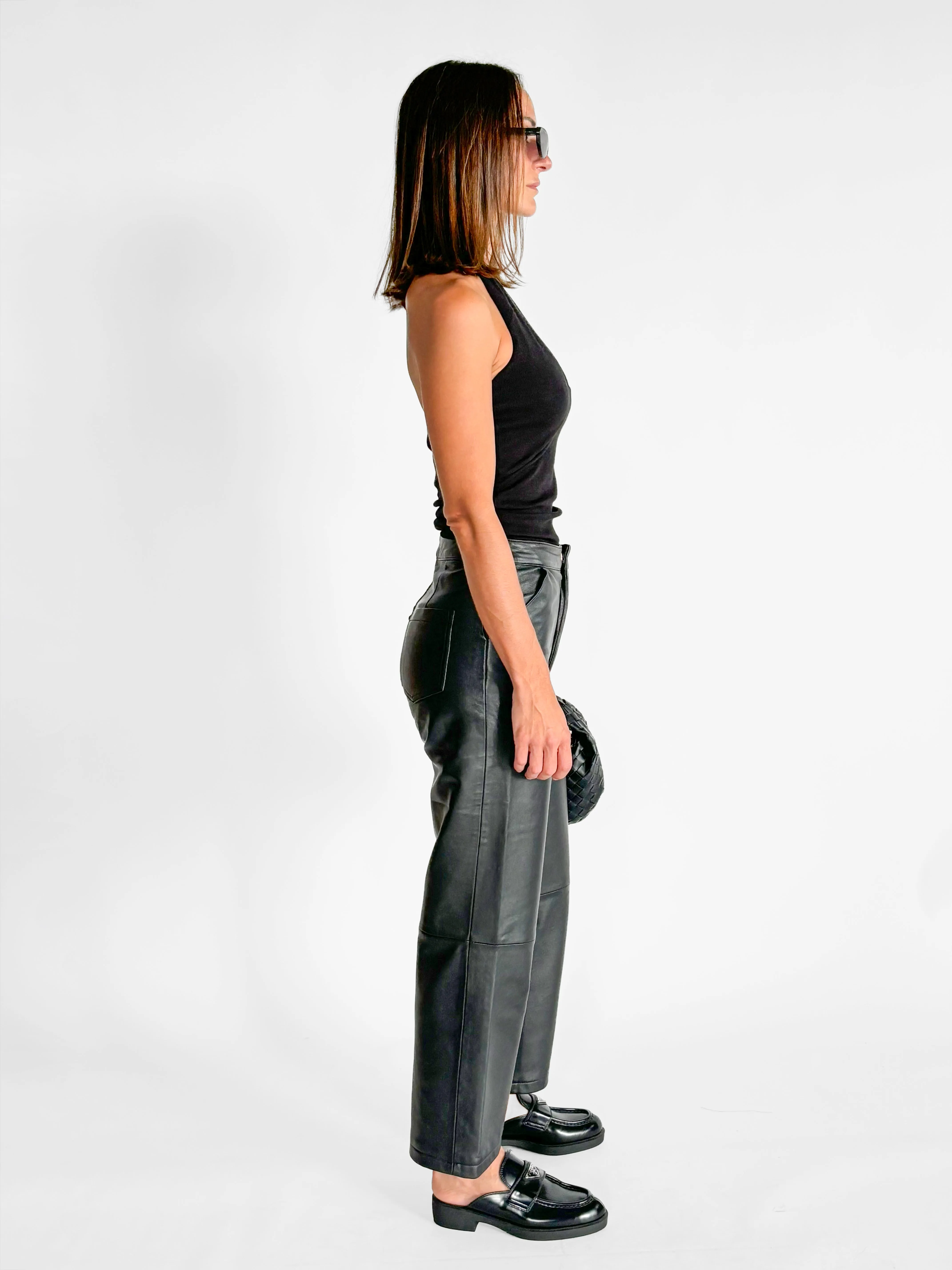 Core Relaxed Leather Pant