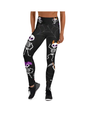 Dancing Skeletons Yoga Pants