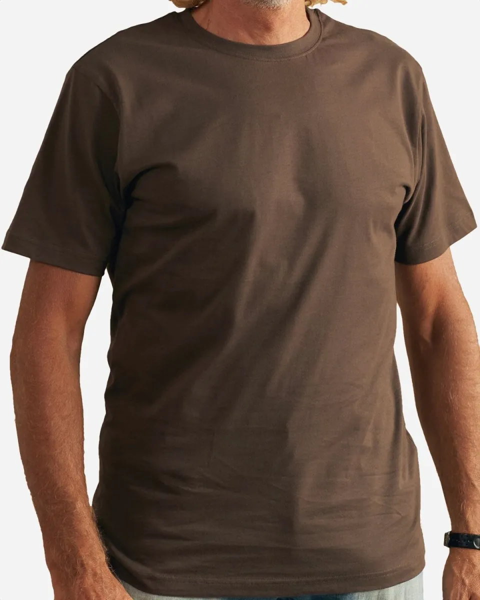 Essential Brushed T-shirt - Dark Oak