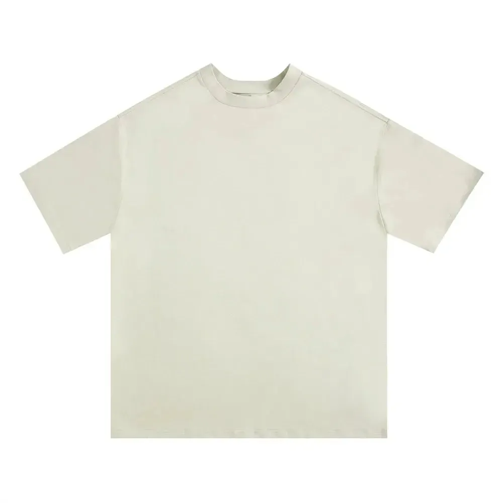 Essential Solid Color Short Sleeve Cotton Tee