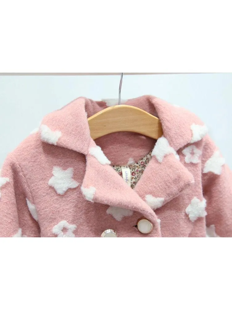 Fall- Winter Baby Little Girl Star Jacket