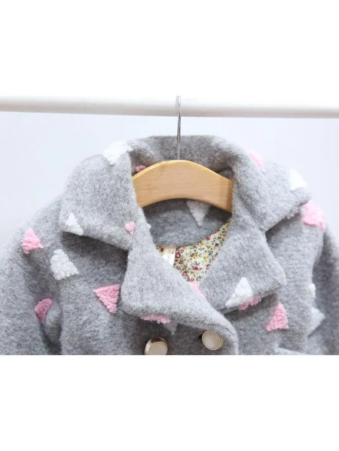 Fall- Winter Baby Little Girl Star Jacket