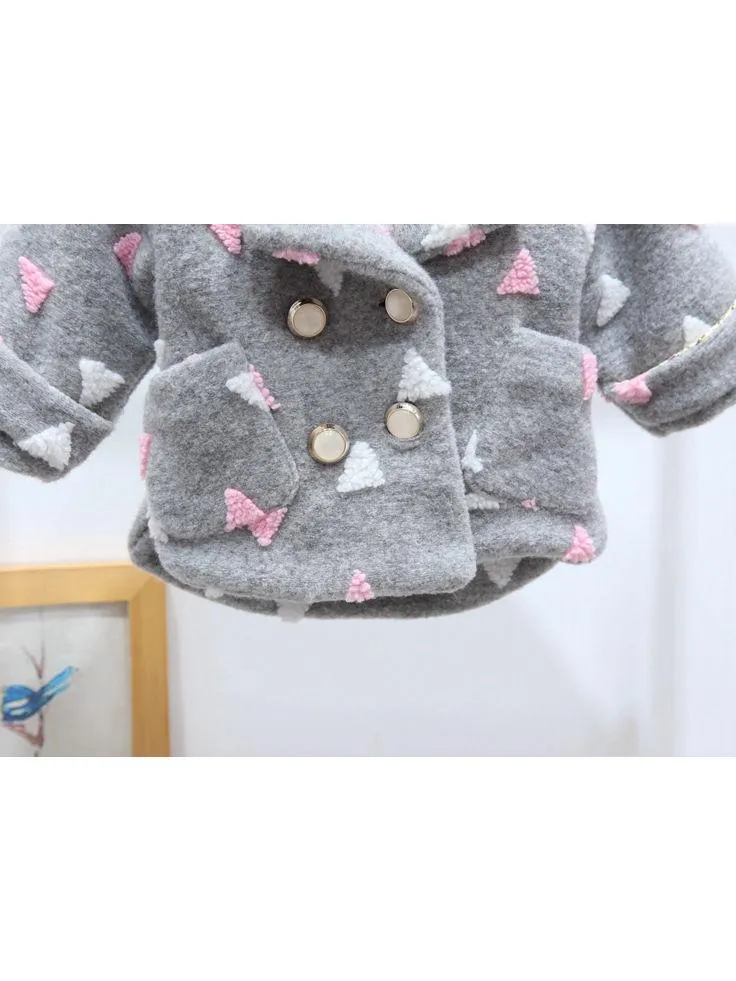 Fall- Winter Baby Little Girl Star Jacket