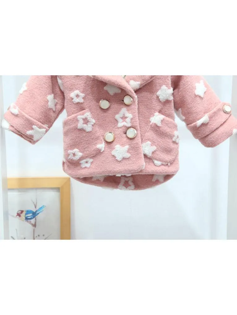 Fall- Winter Baby Little Girl Star Jacket