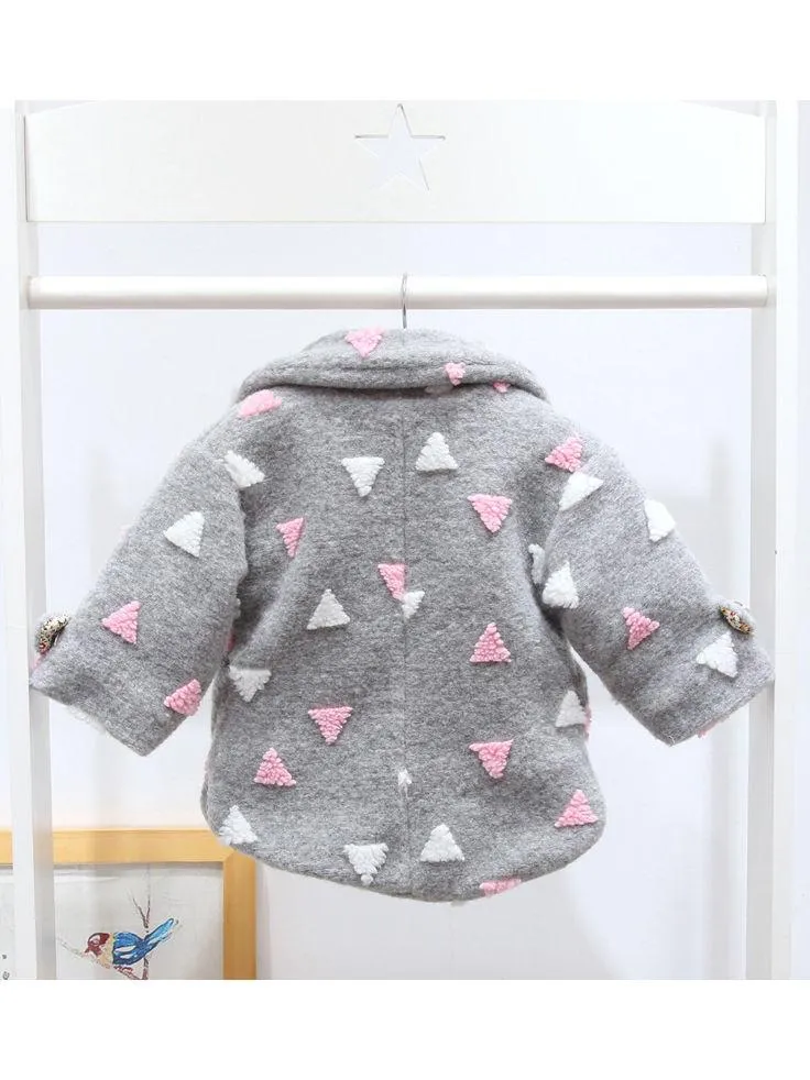 Fall- Winter Baby Little Girl Star Jacket