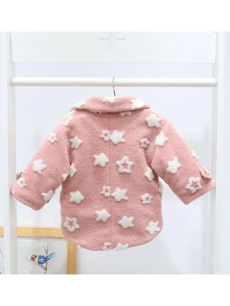 Fall- Winter Baby Little Girl Star Jacket