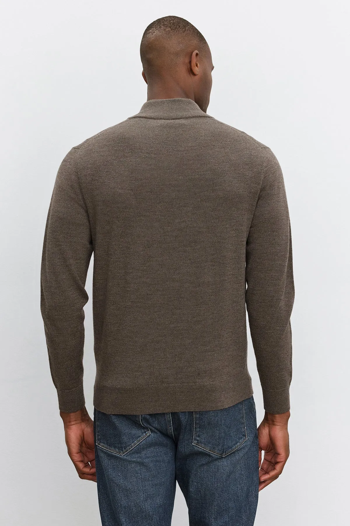 FLETCHER QUARTER-ZIP SWEATER