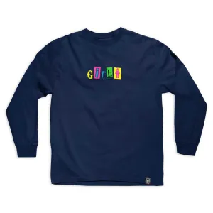 Girl Out to Lunch L/S Tee - Navy