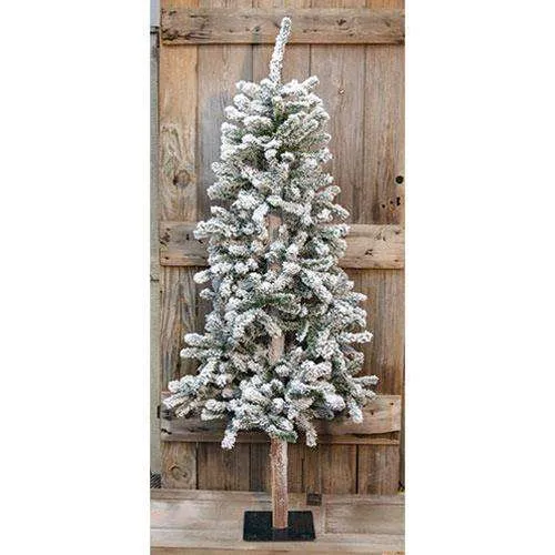 Heavy Flocked Alpine Tree, 5ft