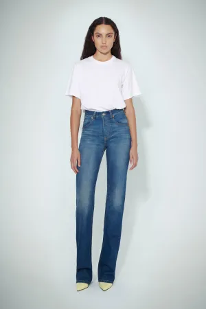 Julia High Waisted Straight Leg Jean in Haze Wash