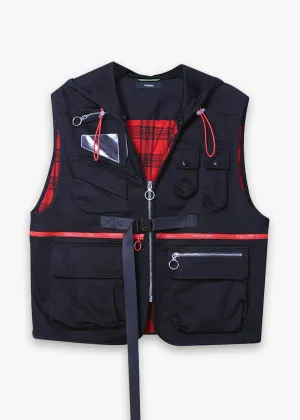 Konus Men's Utility Fashion Vest in Black