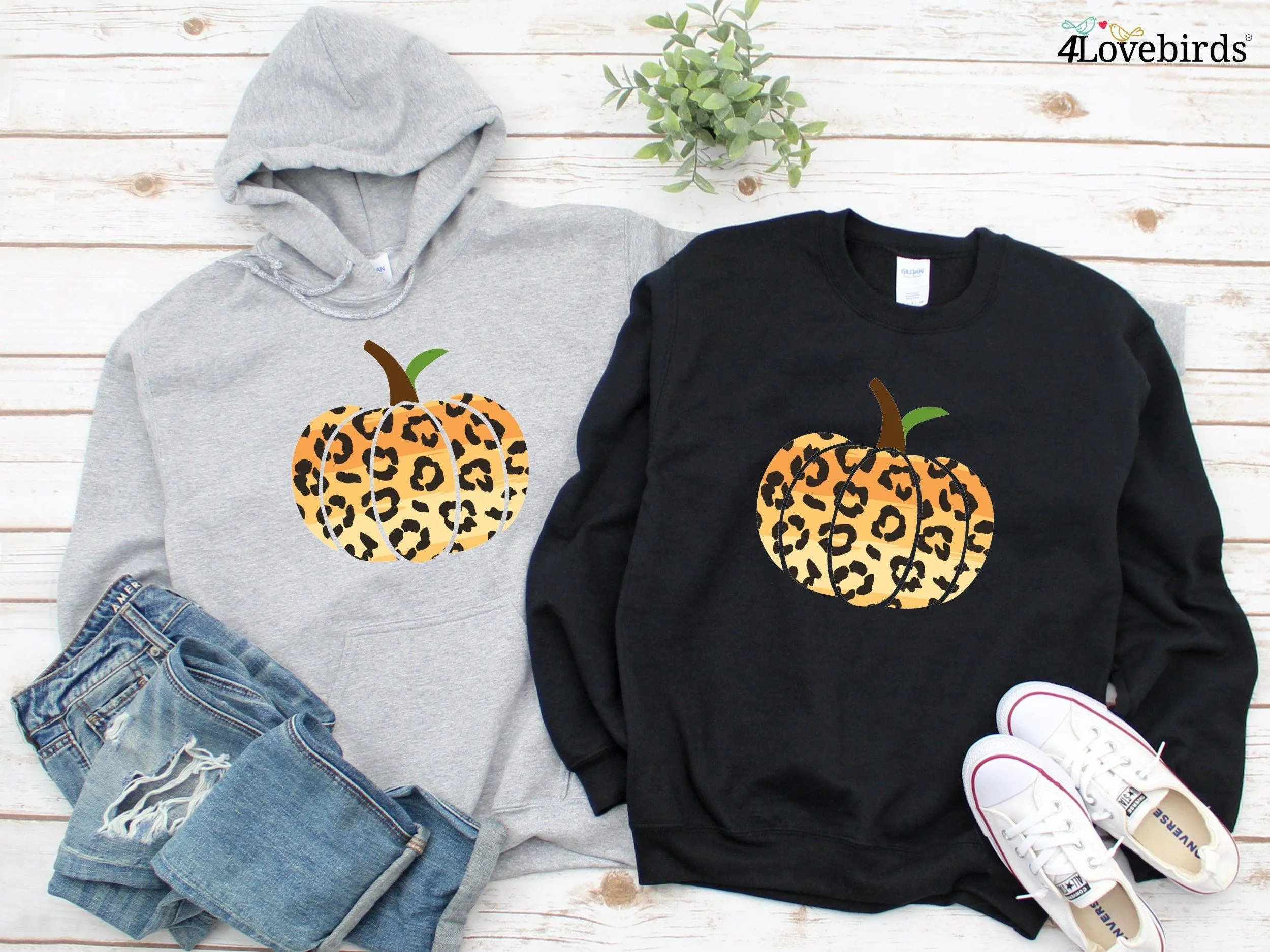 Leopard Pumpkin Hoodie, Cheetah Pumpkin Sweatshirt, Thanksgiving Shirt, Thankful Shirt, Fall Shirt, Hello Pumpkin, Family Matching Shirt