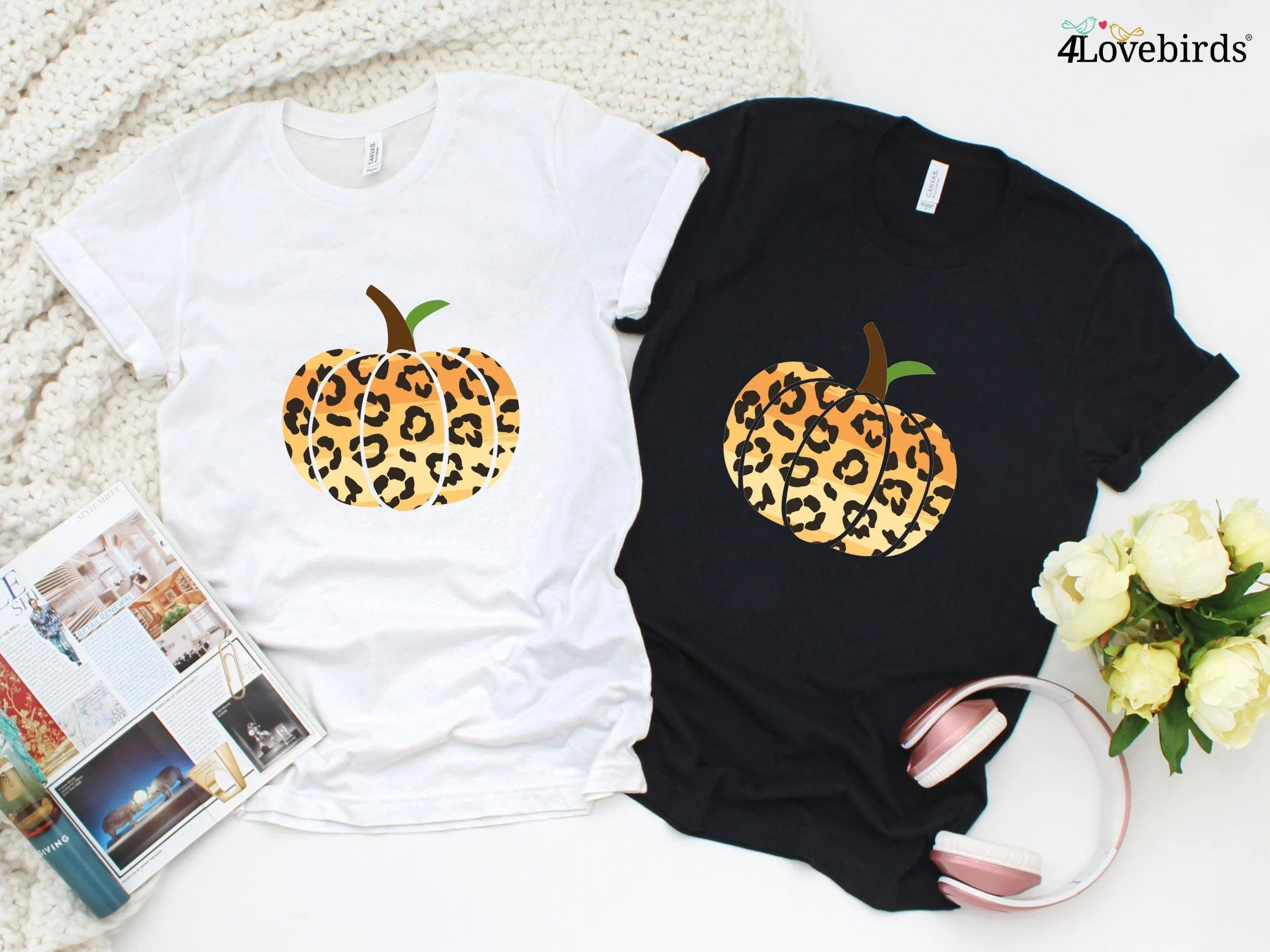 Leopard Pumpkin Hoodie, Cheetah Pumpkin Sweatshirt, Thanksgiving Shirt, Thankful Shirt, Fall Shirt, Hello Pumpkin, Family Matching Shirt