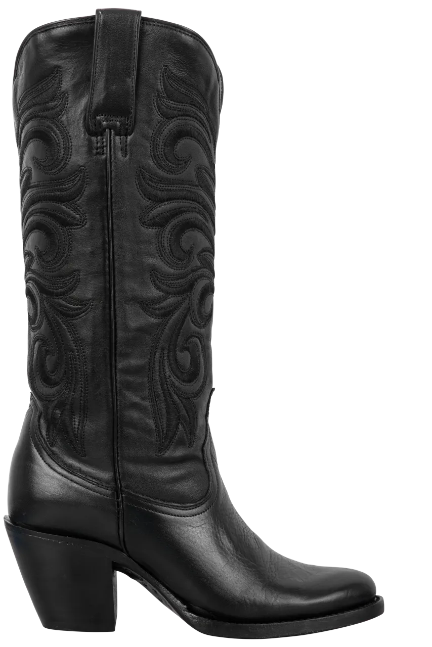 Lucchese Laurelie Cowgirl Boots - Black