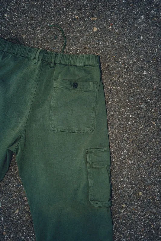 Man's Twill Relaxed Fit Cargo Pant