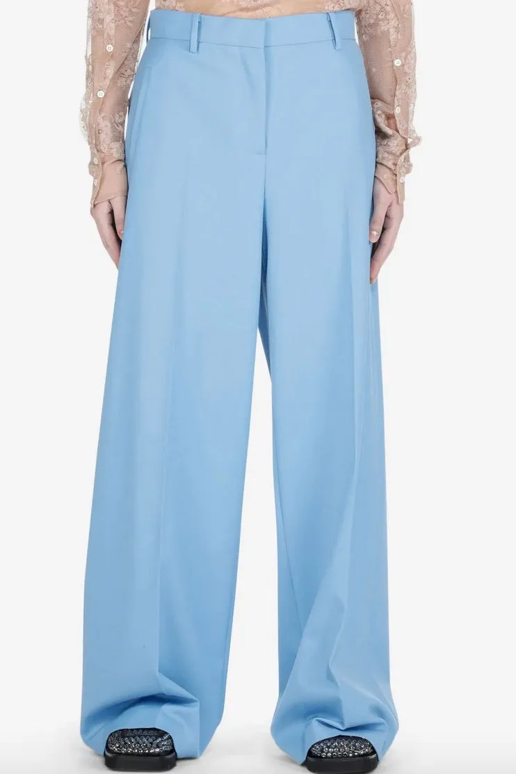 No.21 - Wide Leg Trousers: Celeste