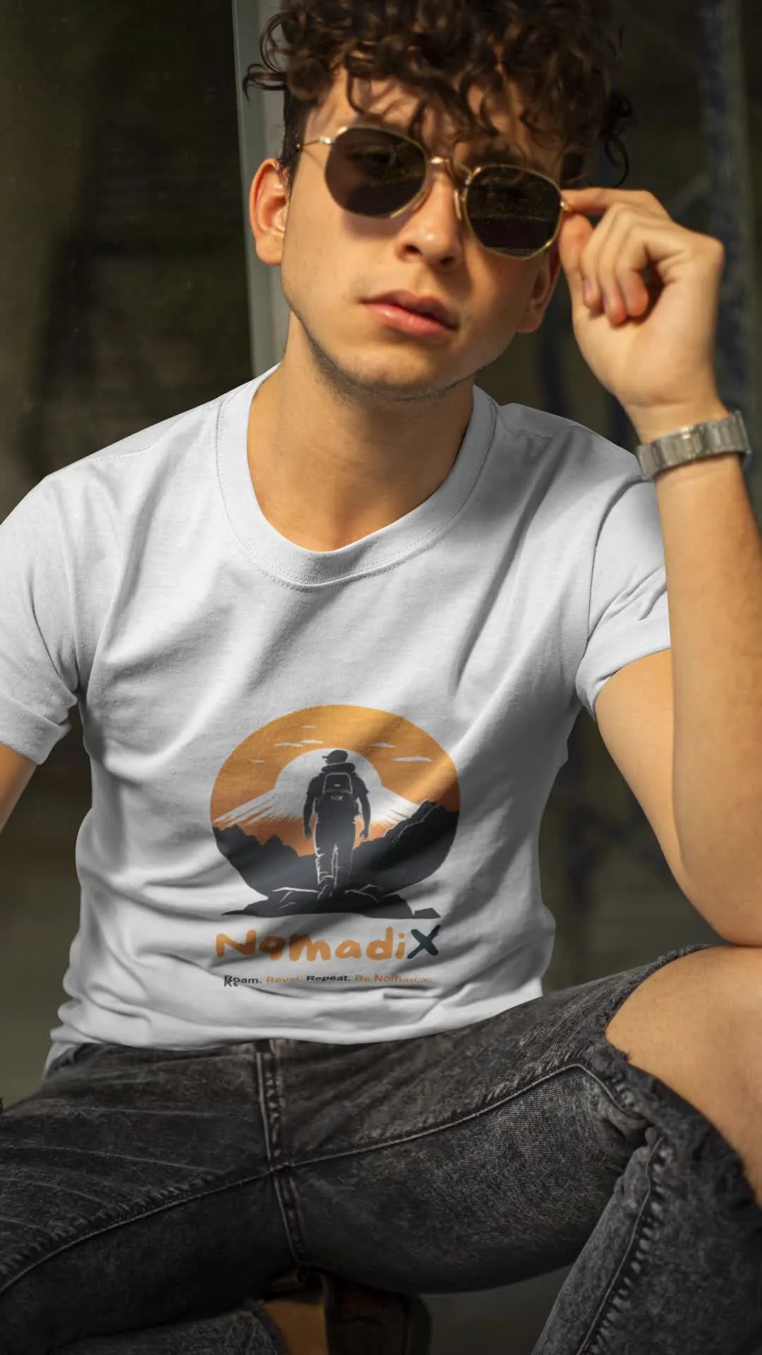 NomadiX Adventurer's Silhouette Classic T-Shirt