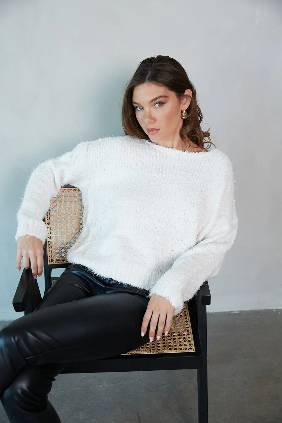 Odette Plush Knit Sweater