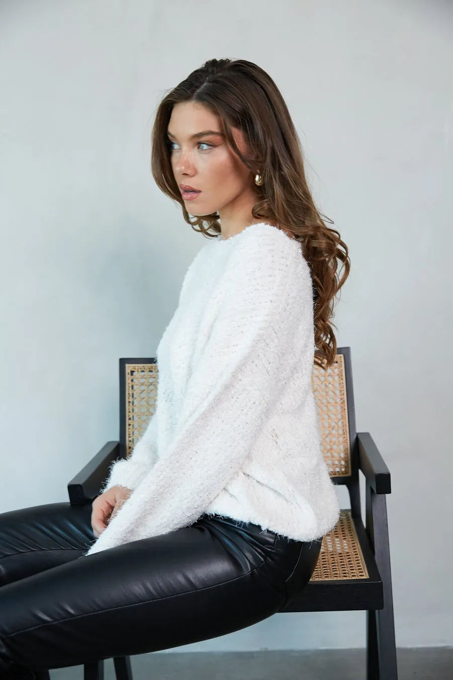 Odette Plush Knit Sweater