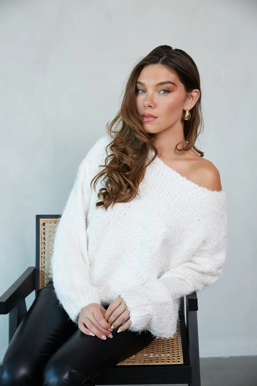 Odette Plush Knit Sweater