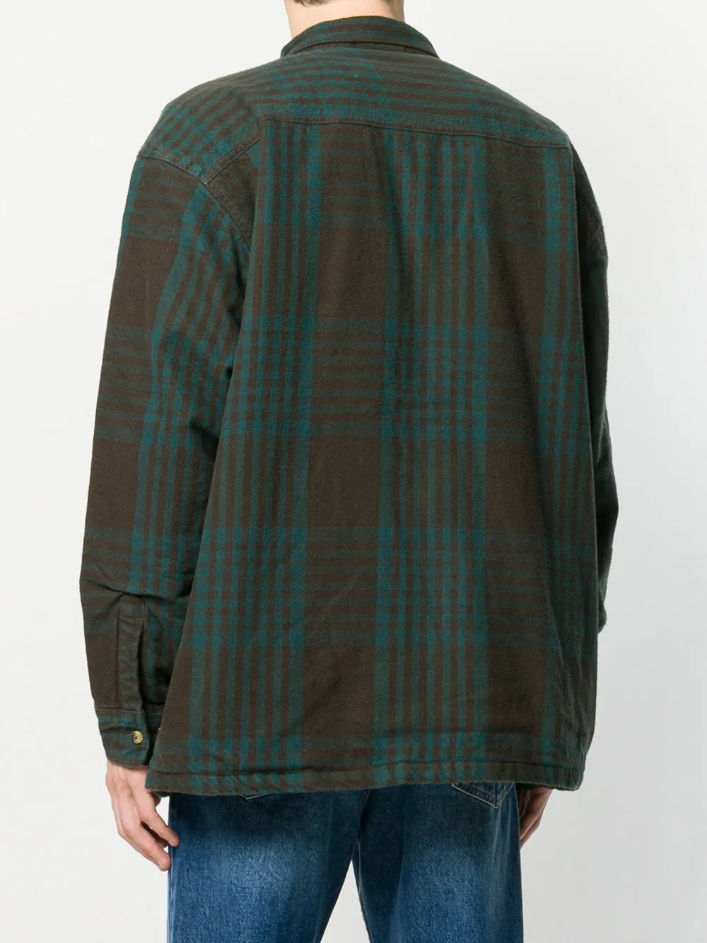 Padded Classic Flannel Green