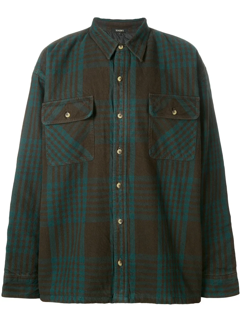 Padded Classic Flannel Green