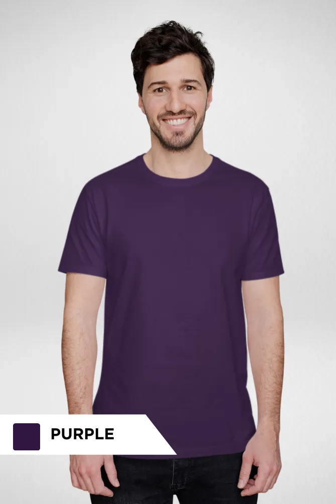 Pick Any 3 Plain T-shirts Combo for Men