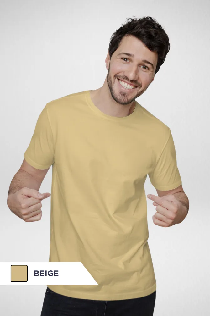 Pick Any 3 Plain T-shirts Combo for Men