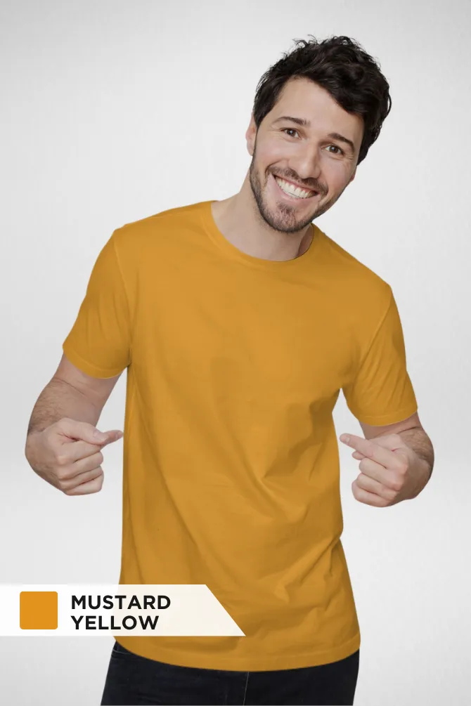 Pick Any 3 Plain T-shirts Combo for Men