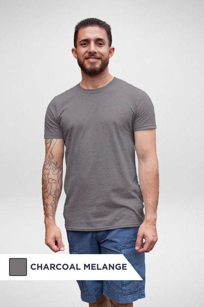 Pick Any 3 Plain T-shirts Combo for Men