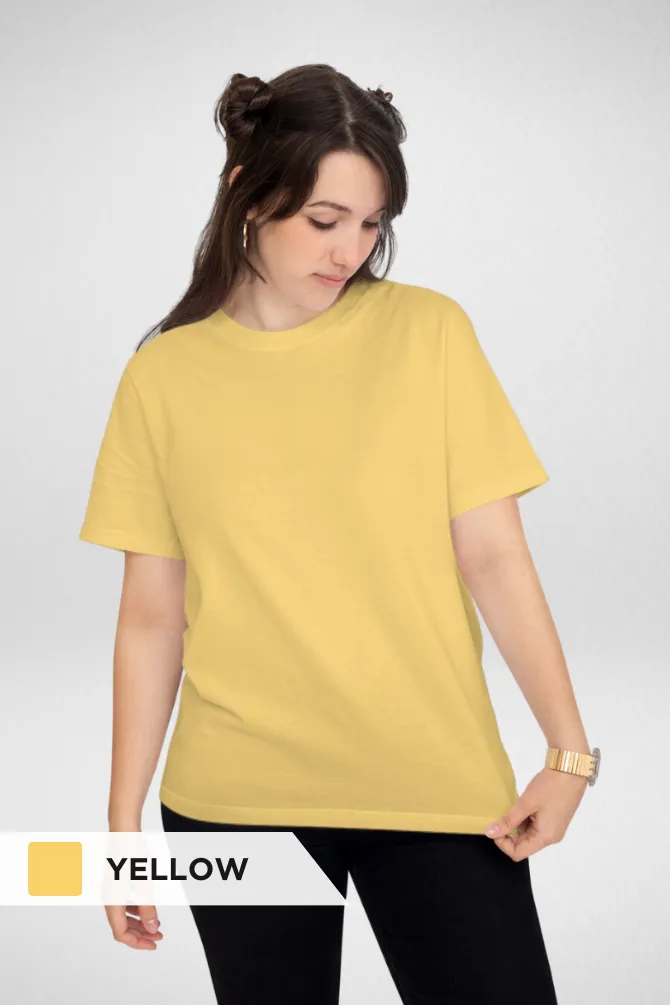 Pick Any 3 Plain T-shirts Combo for Women