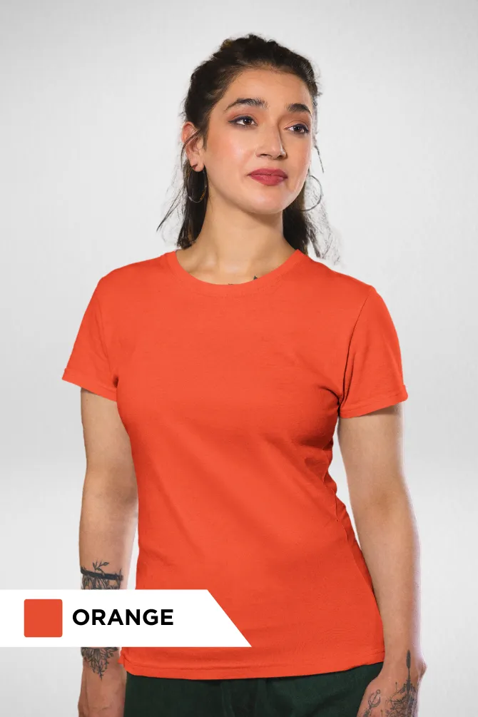 Pick Any 3 Plain T-shirts Combo for Women