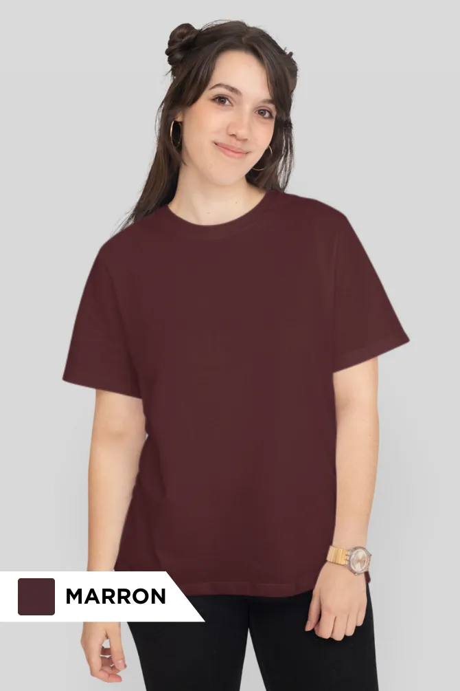 Pick Any 3 Plain T-shirts Combo for Women