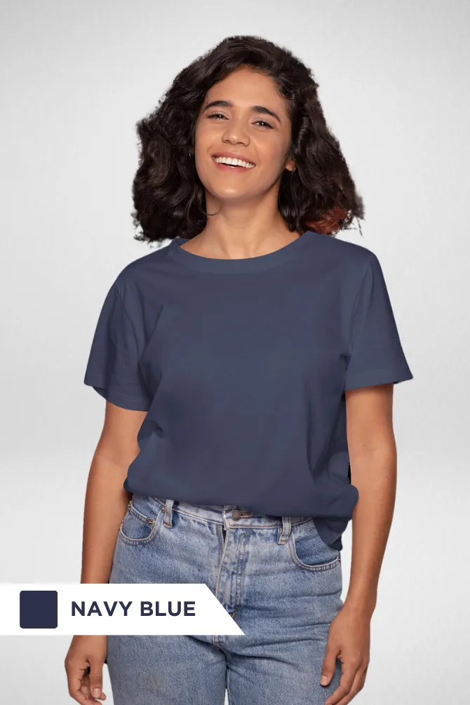 Pick Any 3 Plain T-shirts Combo for Women