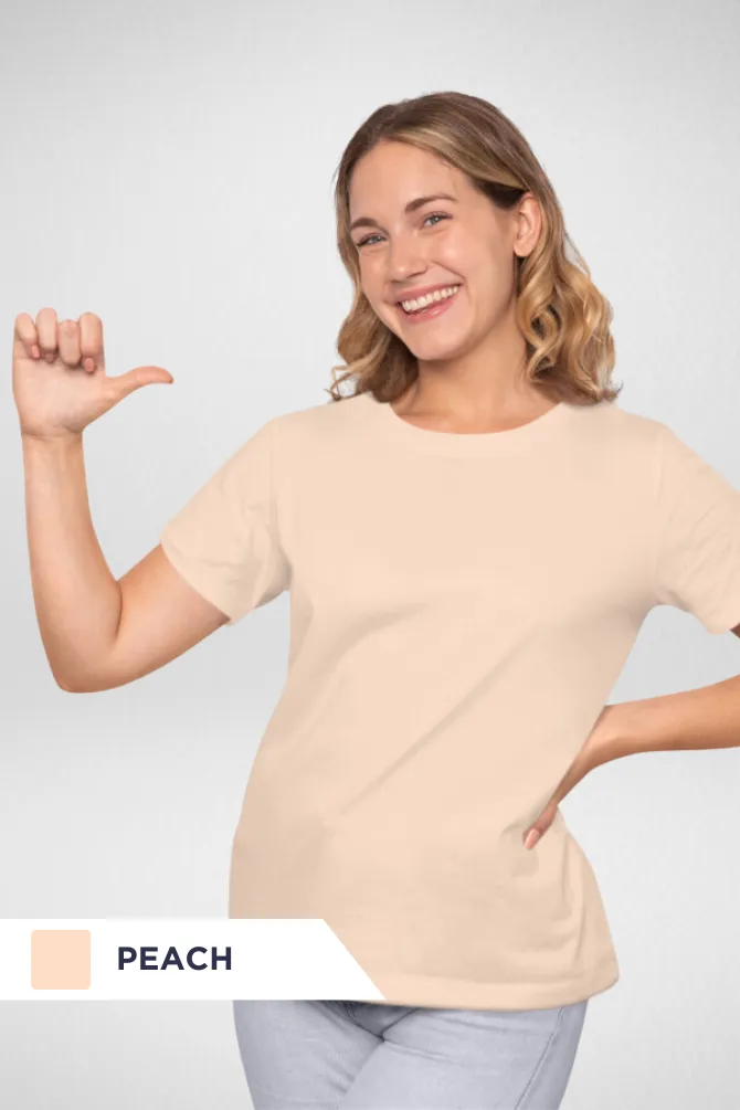 Pick Any 3 Plain T-shirts Combo for Women