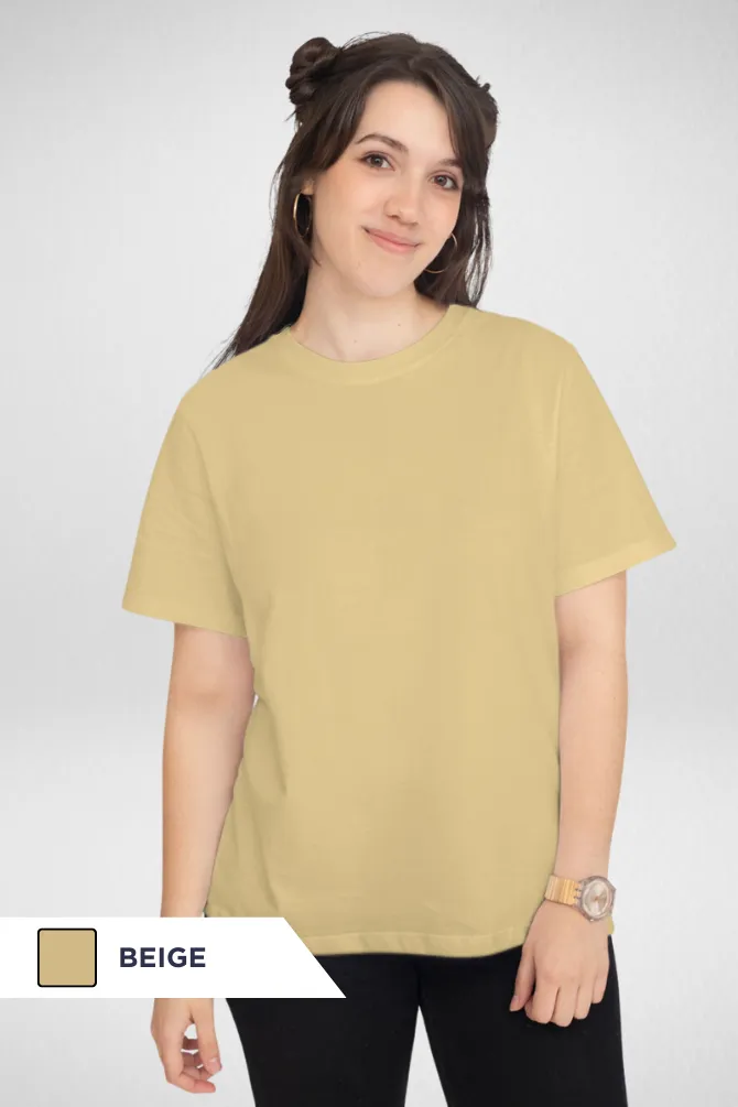 Pick Any 3 Plain T-shirts Combo for Women